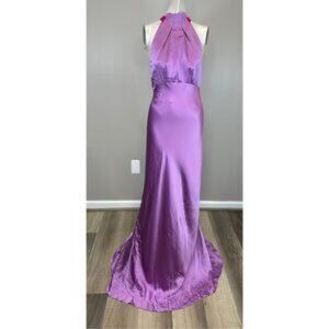 SALONI Michelle Dress in Lilac Bougainville Size 2 $820